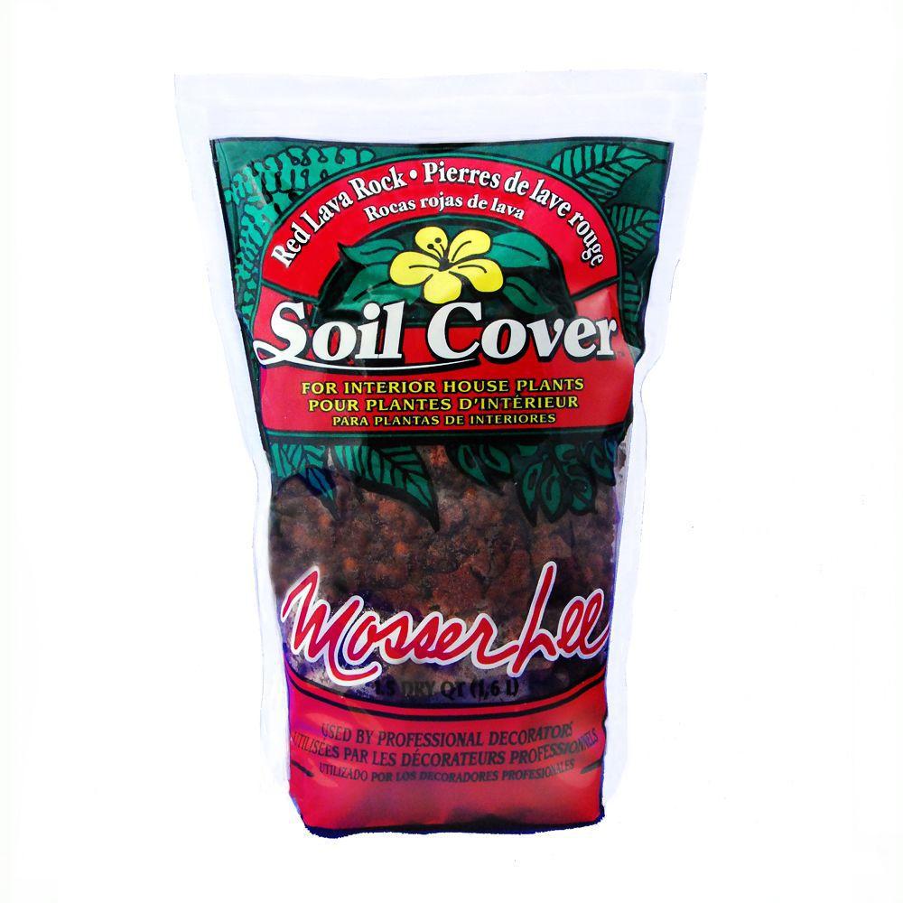 Mosser Lee 1.5 Qt. Red Lava Rock Soil Cover-1140 - The Home Depot