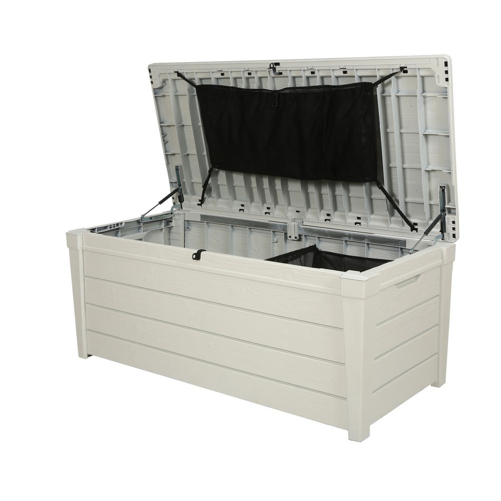 keter brushwood 120 gal resin deck box