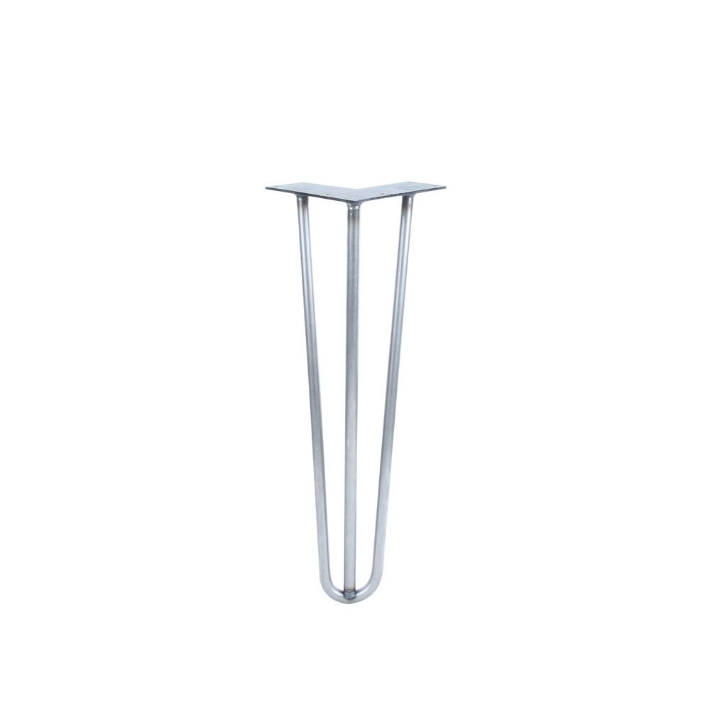 Industrial Modern 3 Rods Raw Iron Legs DIY Coffee Table Legs Dresser Legs Hairpin Table Legs 12/” 4 Pack Matte Black Heavy Duty Metal Furniture Legs