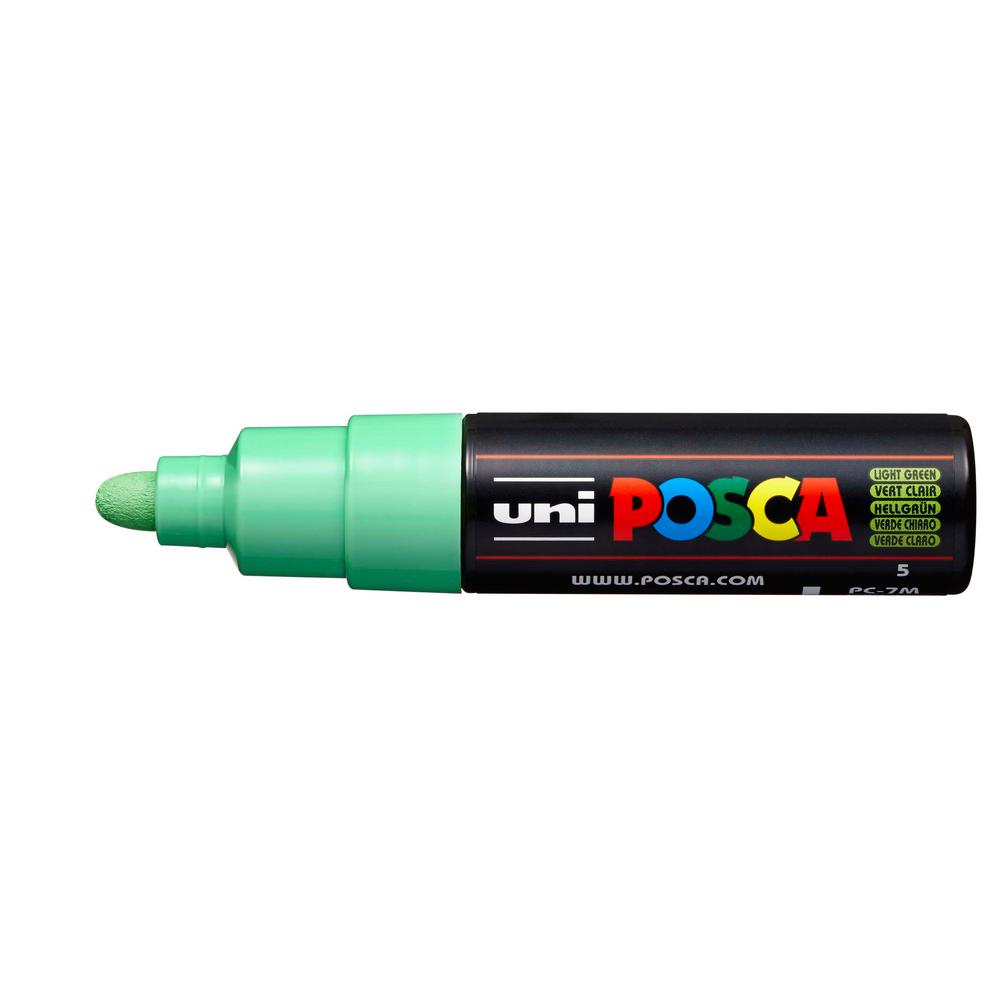POSCA PC7M Broad Bullet Light Green Paint Marker082718 The Home Depot