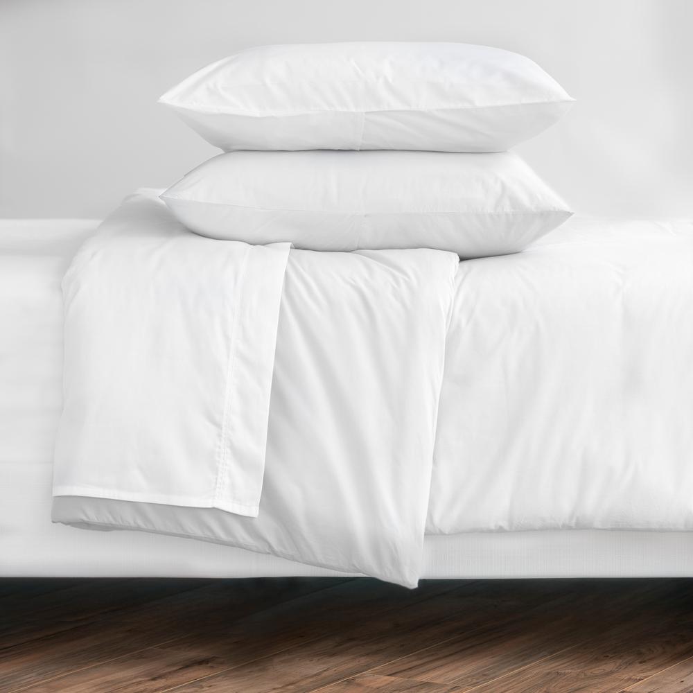 WELHOME The Cozy Cotton White King Duvet Set was $129.99 now $64.99 (50.0% off)