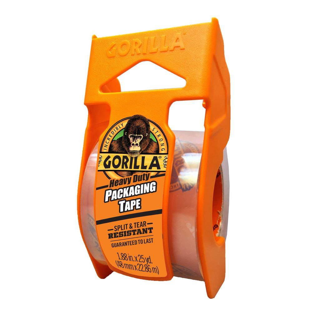 Gorilla 1.88 in. x 25 yds. Packaging Tape Clear100910 The Home Depot