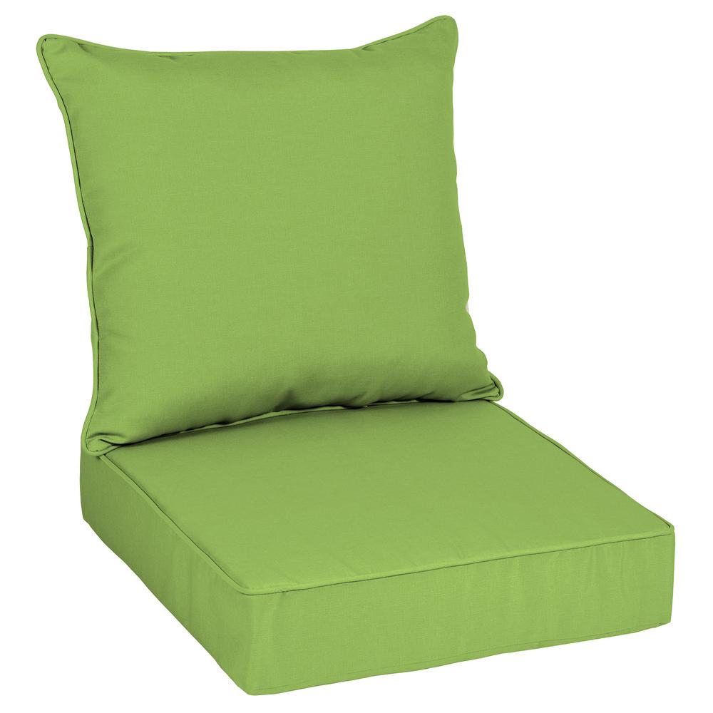 Canvas Gingko Welted Outdoor Cushions Patio Furniture The