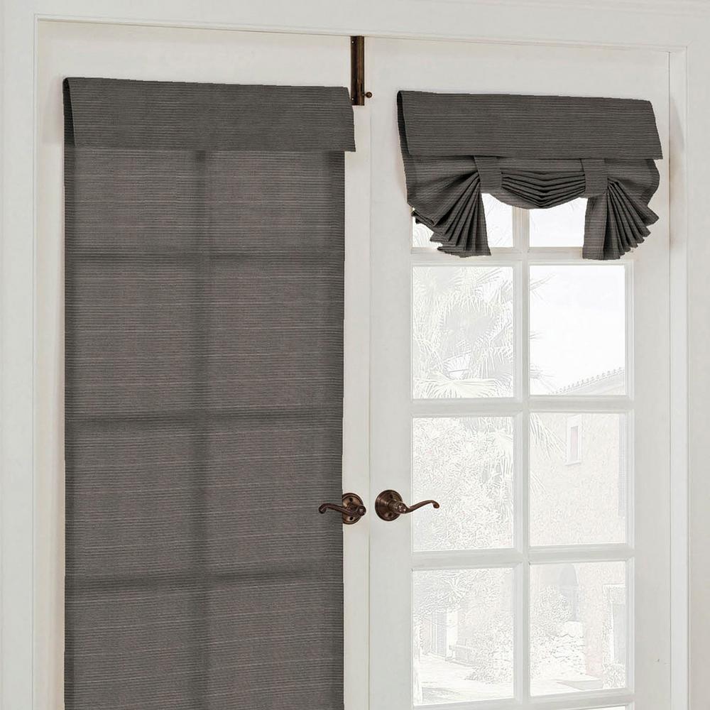 door window curtains rod