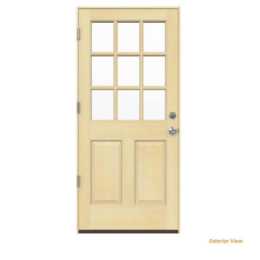 Exterior door outswing