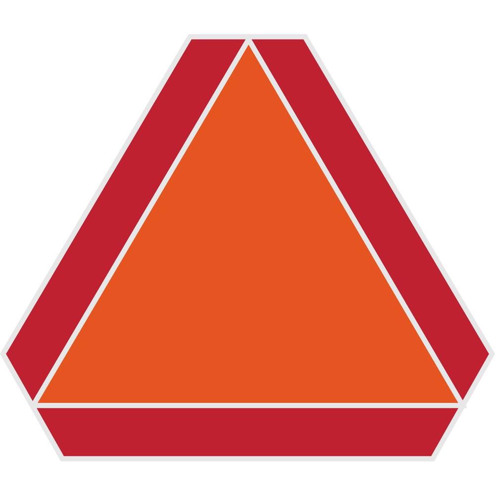 The Hillman Group 14 in. x 16 in. Slow Moving Vehicle Sign-840628 - The