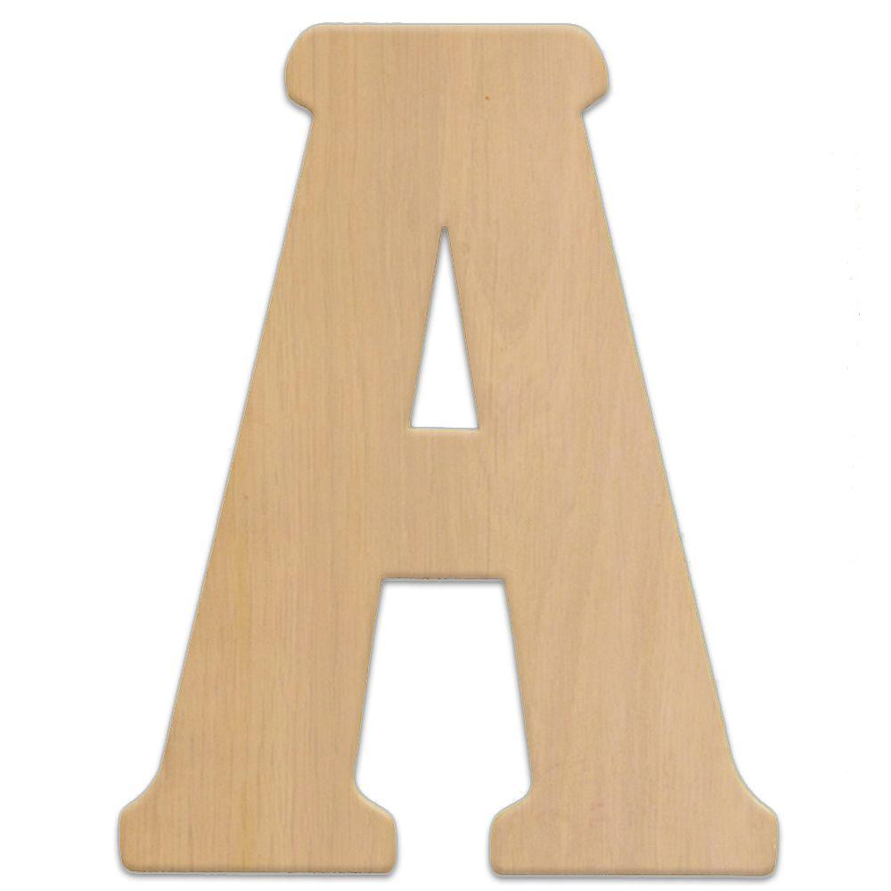 Jeff Mcwilliams Designs 23 In Oversized Unfinished Wood Letter L