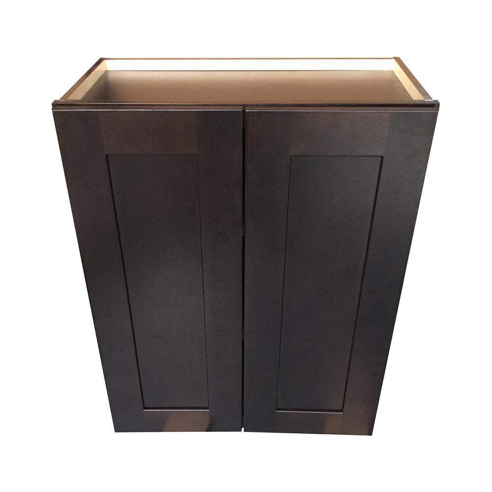 Plywell Ready To Emble 33x36x12 In Shaker Double Door Wall Plywell Ready To Emble 33x36x12 In Shaker Double Door Wall Cabinet With 2 Adjule Shelves