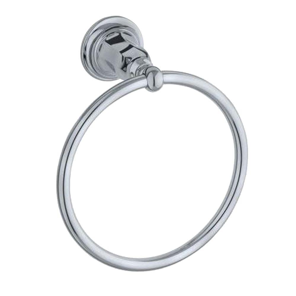 KOHLER Kelston Towel Ring in Polished ChromeK13507CP The Home Depot