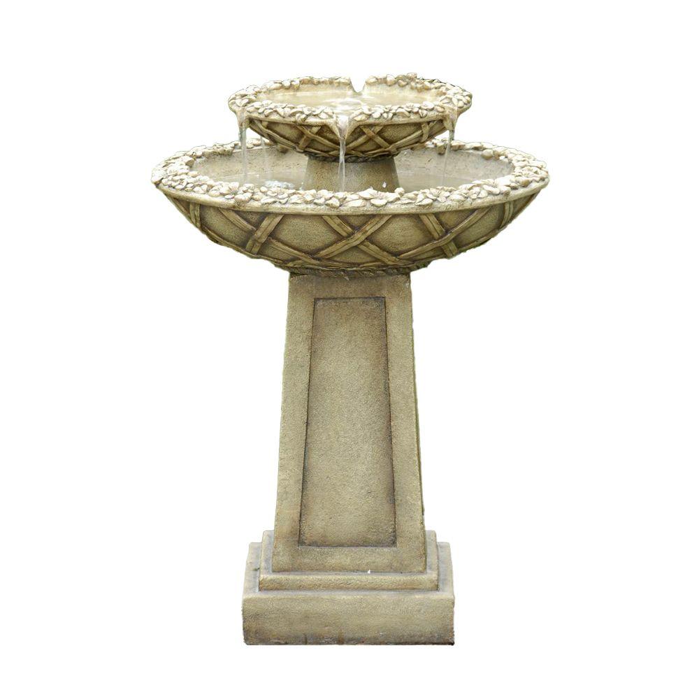 Fountain Cellar Bird Bath Outdoor Water Fountain Fcl057 The Home