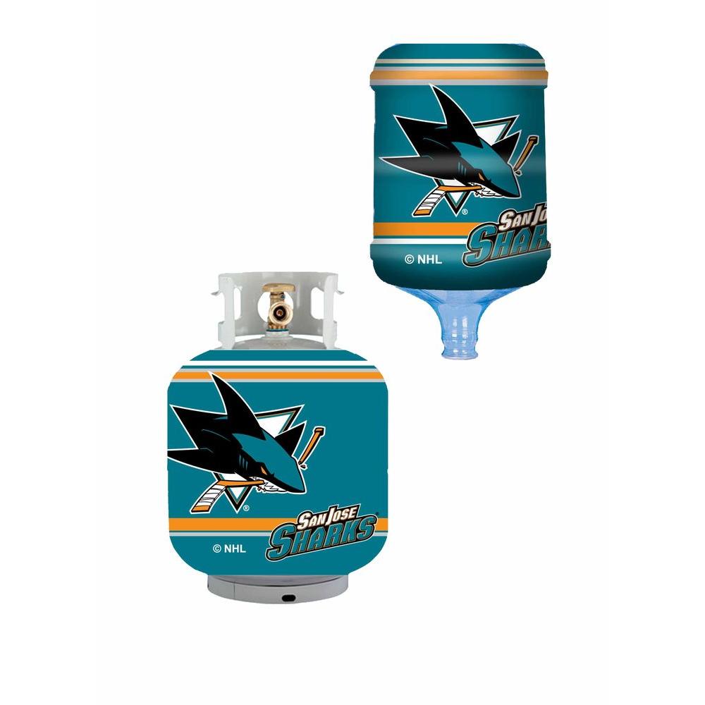 San Jose Sharks Propane Tank Cover 5 Gal Water Cooler Propane Tank Cover 5 Gal Water Cooler
