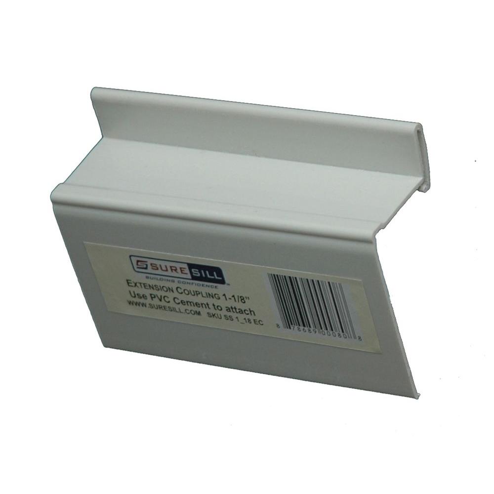 SureSill Sloped Sill Pan 11/8 in. Extension ConnectorSS 1_18S EC