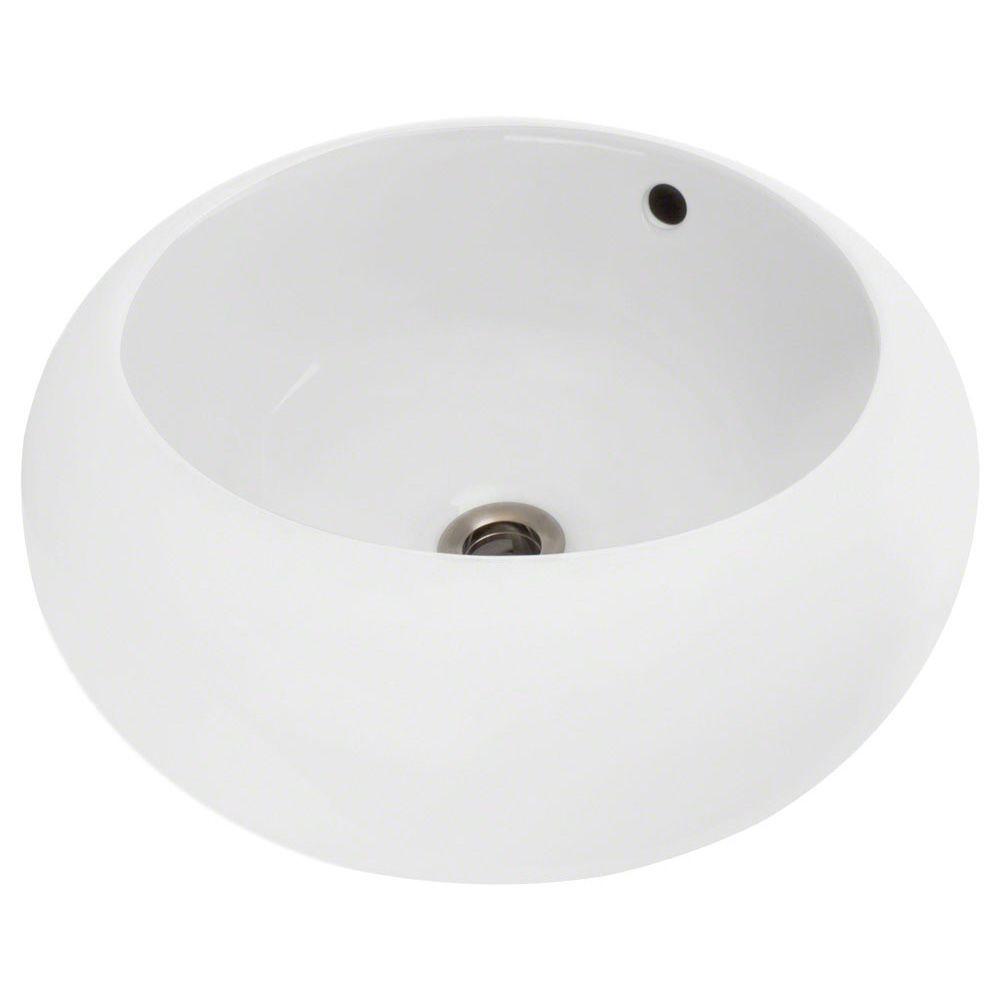 MR Direct Porcelain Vessel Sink in WhiteV2802W The Home Depot