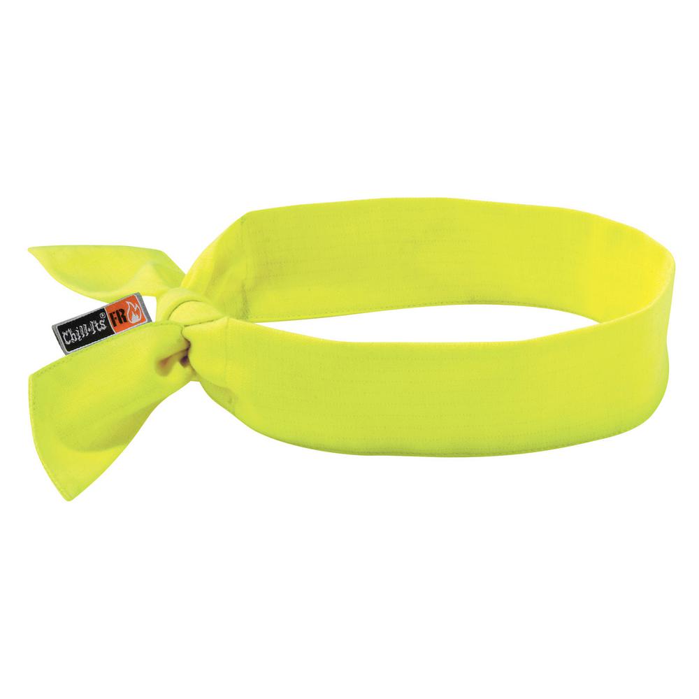 Cotton CHILL-ITS BY ERGODYNE 6700FR Flame Resistant Cooling Bandana Blue