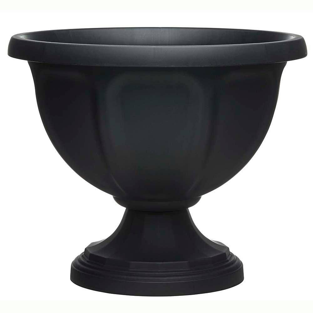 Plastic Urn Planters Planters The Home Depot