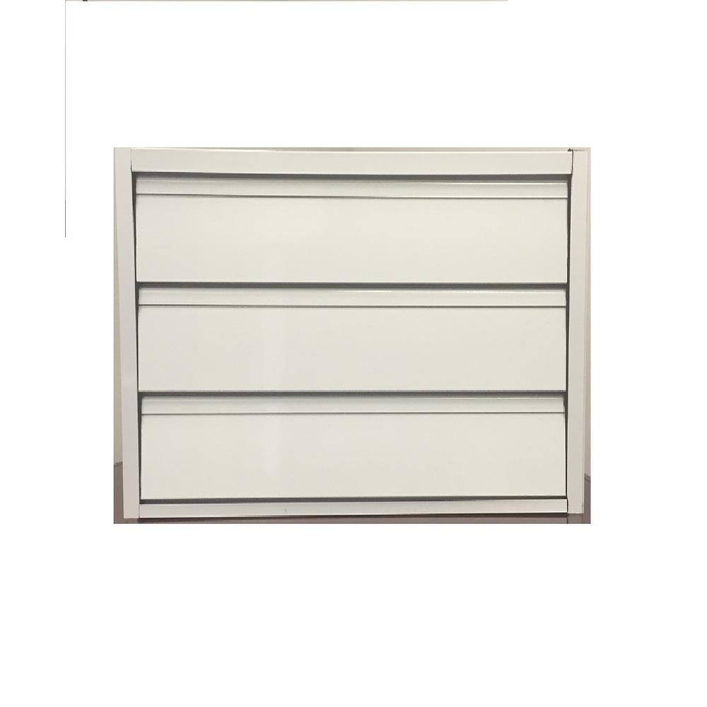 Air Master Windows And Doors 24 In X 25 5 In Storm Guard 4 In Security Jalousie Aluminum Window 91140 The Home Depot