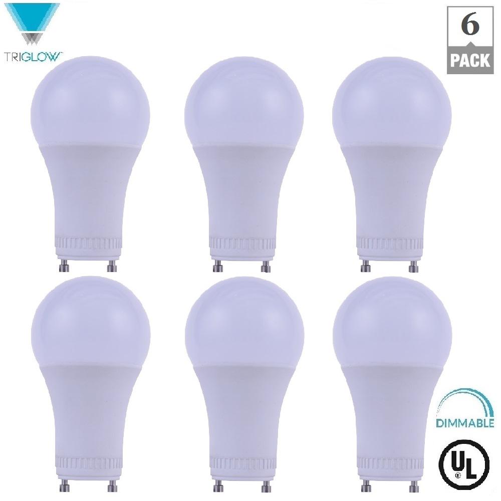 Gu24 Led Bulbs Light The Home Depot 60 Watt Equivalent A19 Dimmable Gu24 Base Led Light Bulb