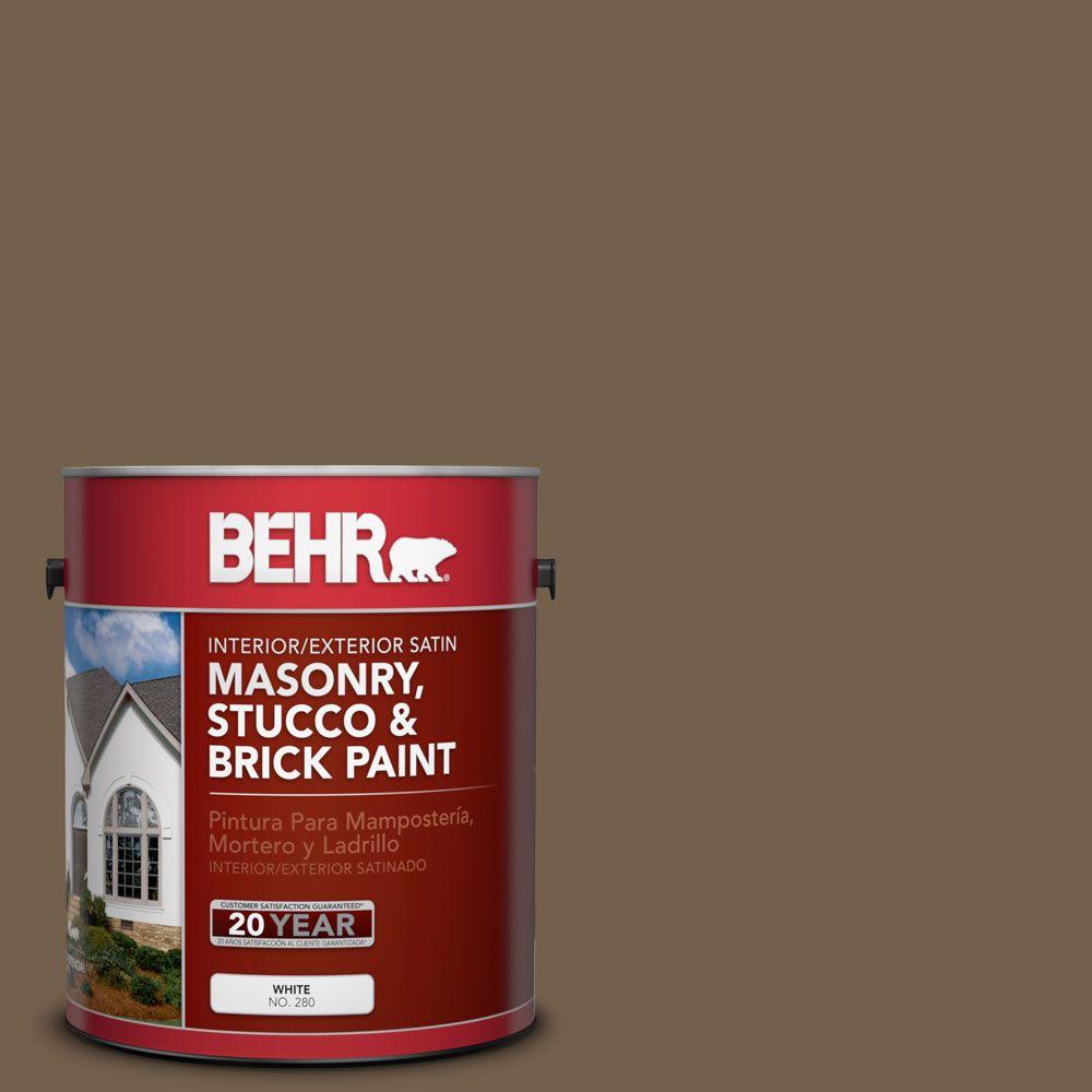 Chestnut Brown Paint The Home Depot Ms 46 Chestnut Brown Satin Interior Exterior Masonry Stucco