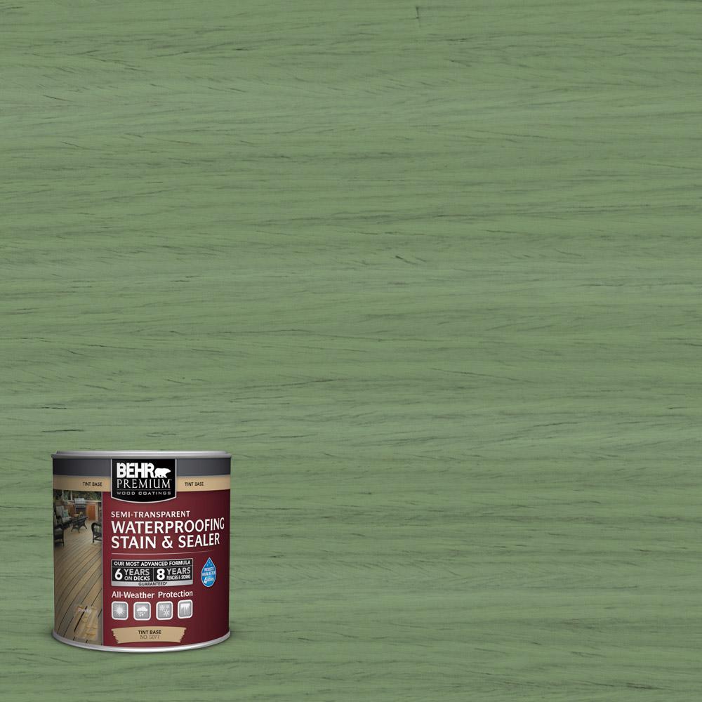 Behr Premium 8 Oz St 132 Sea Foam Semi Transpa Waterproofing St 132 Sea Foam Semi Transpa Waterproofing Exterior Wood Stain And Sealer Sample
