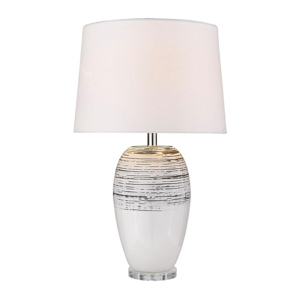 cream ceramic table lamp