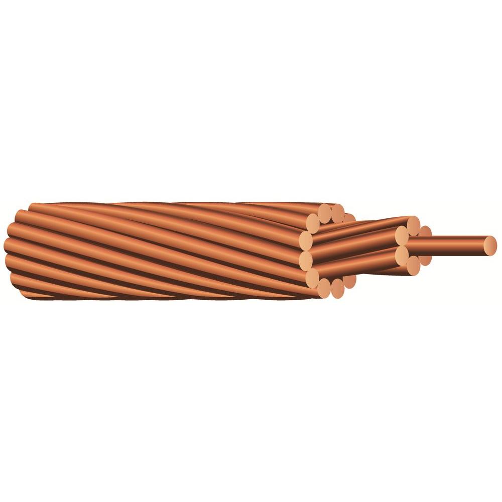 Southwire (BytheFoot) 4Gauge Solid SD Bare Copper Grounding Wire