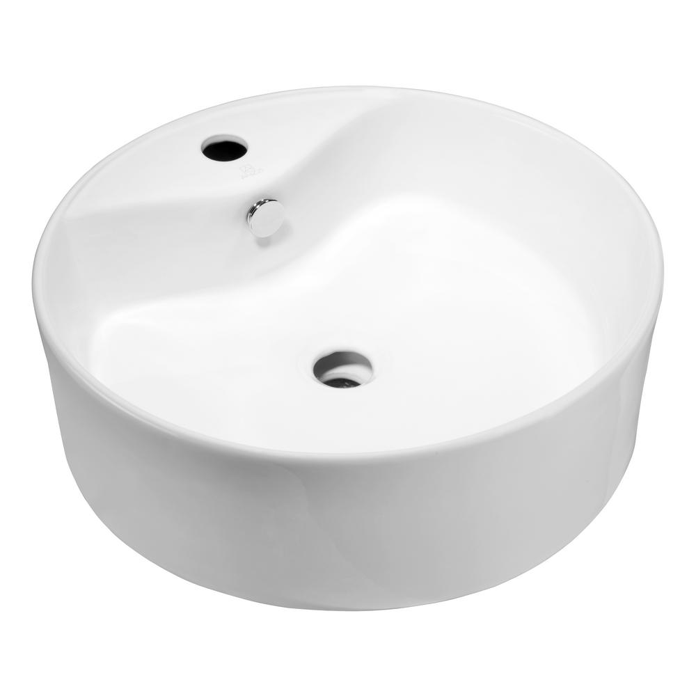 ANZZI Vitruvius Series Ceramic Vessel Sink in White was $159.99 now $119.99 (25.0% off)