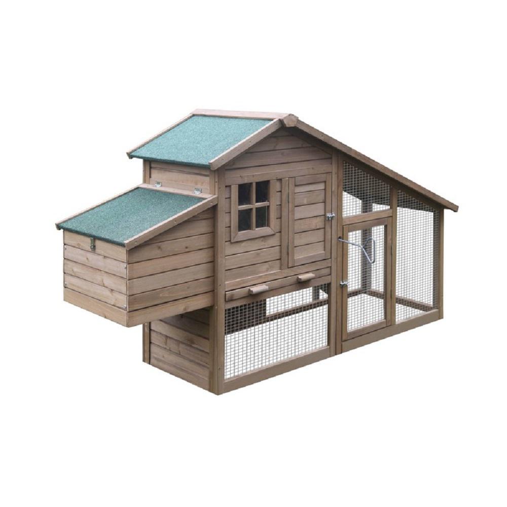 Aleko 2 Story Wooden Chicken Coop