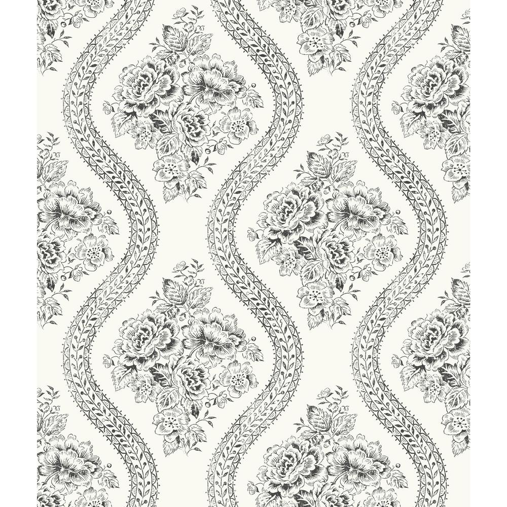 Solid Color Black Wallpaper Home Decor The Depot Coverlet Fl Removable Wallpaper