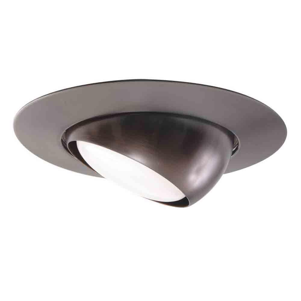Halo 6 In Tuscan Bronze Recessed Ceiling Light Trim With Adjustable Eyeball