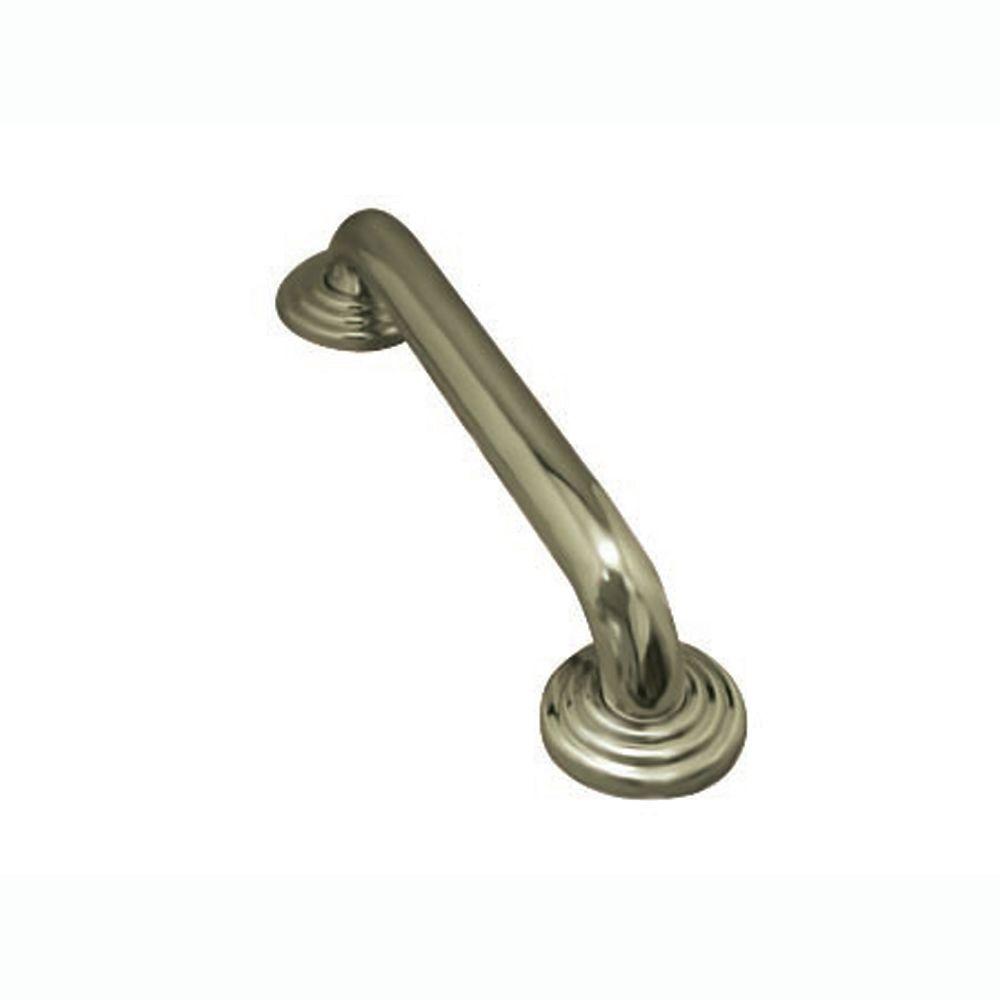 Kingston Brass Decorative 32 in. x 11/4 in. Grab Bar in Brushed Nickel