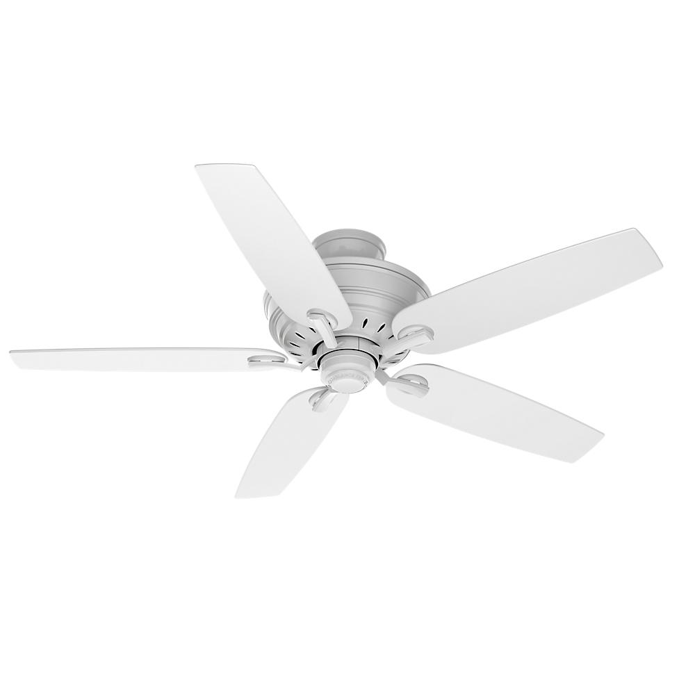 Casablanca Adelaide 54 In Indoor Snow White Ceiling Fan With Hi Indoor Snow White Ceiling Fan With Hi Gloss