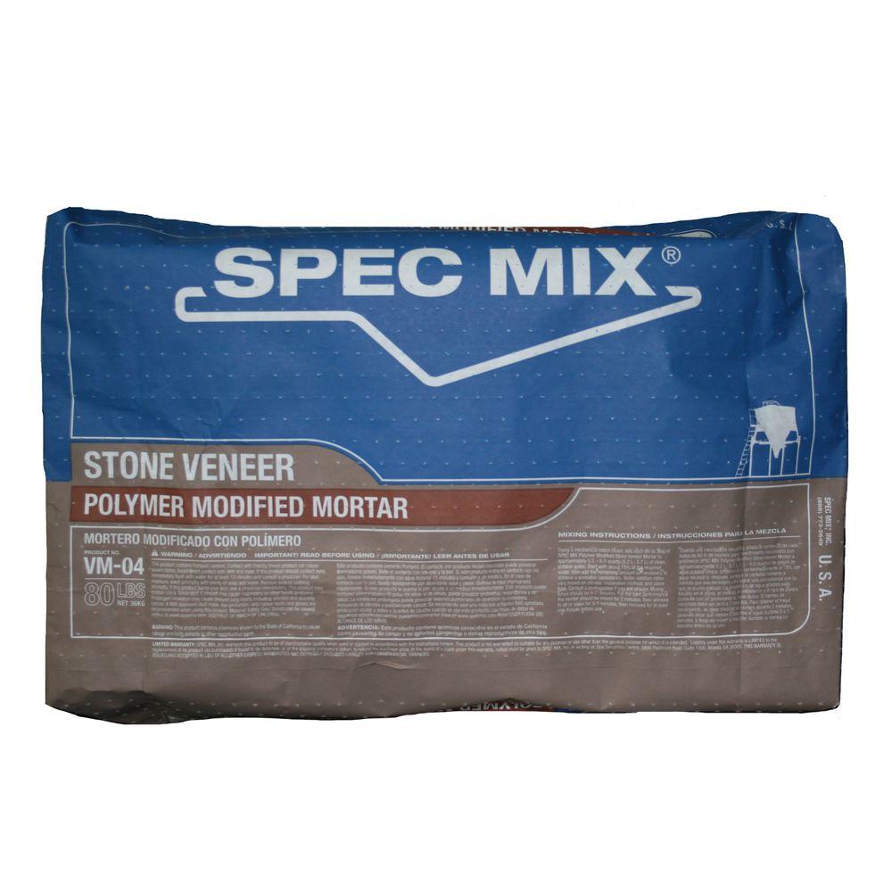 Quikrete 80 lb. Spec Mix Poly Modified Stone Veneer Mortar19011 The