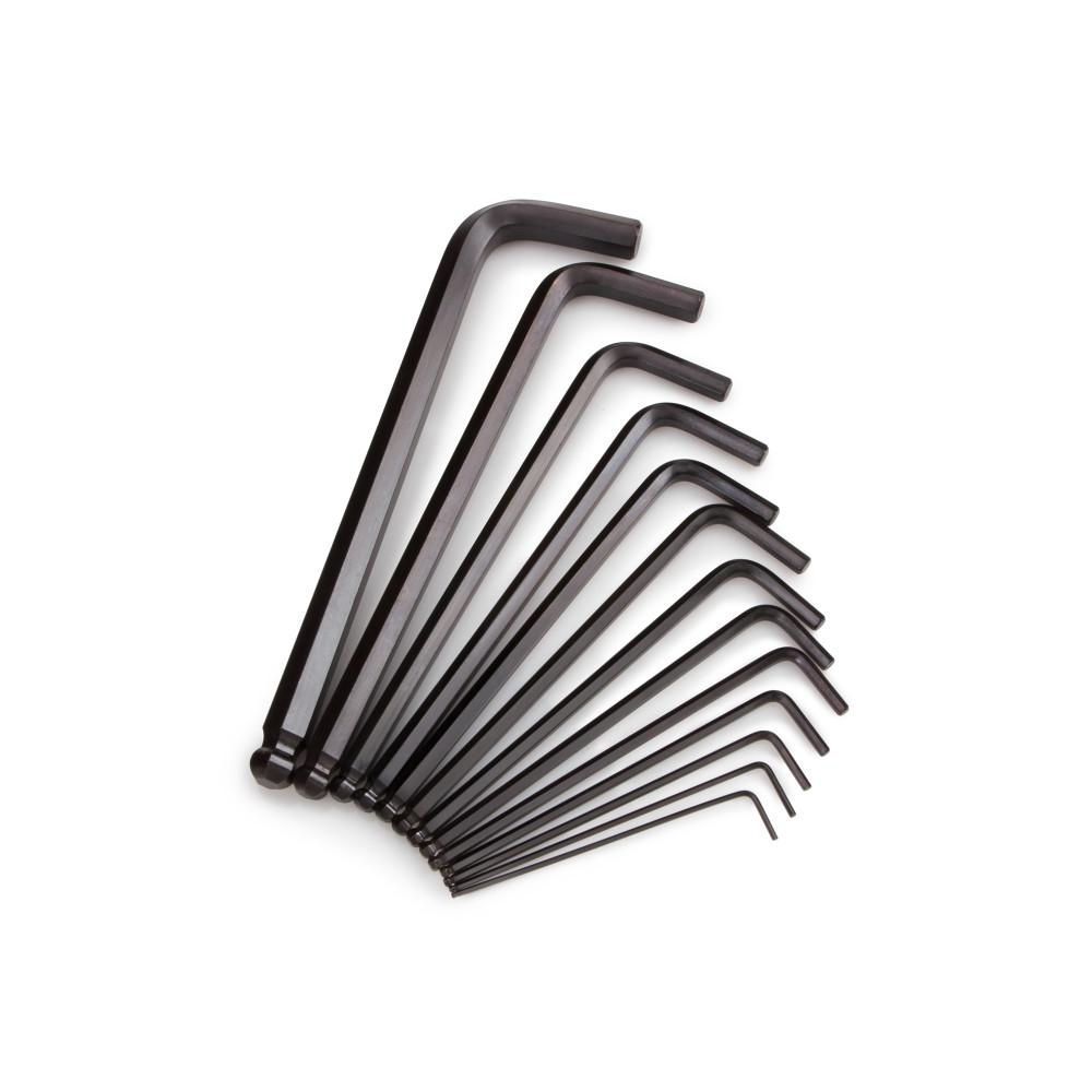 tekton 3 64 3 8 in long arm ball end hex key wrench set 13 piece 25262 the home depot tekton