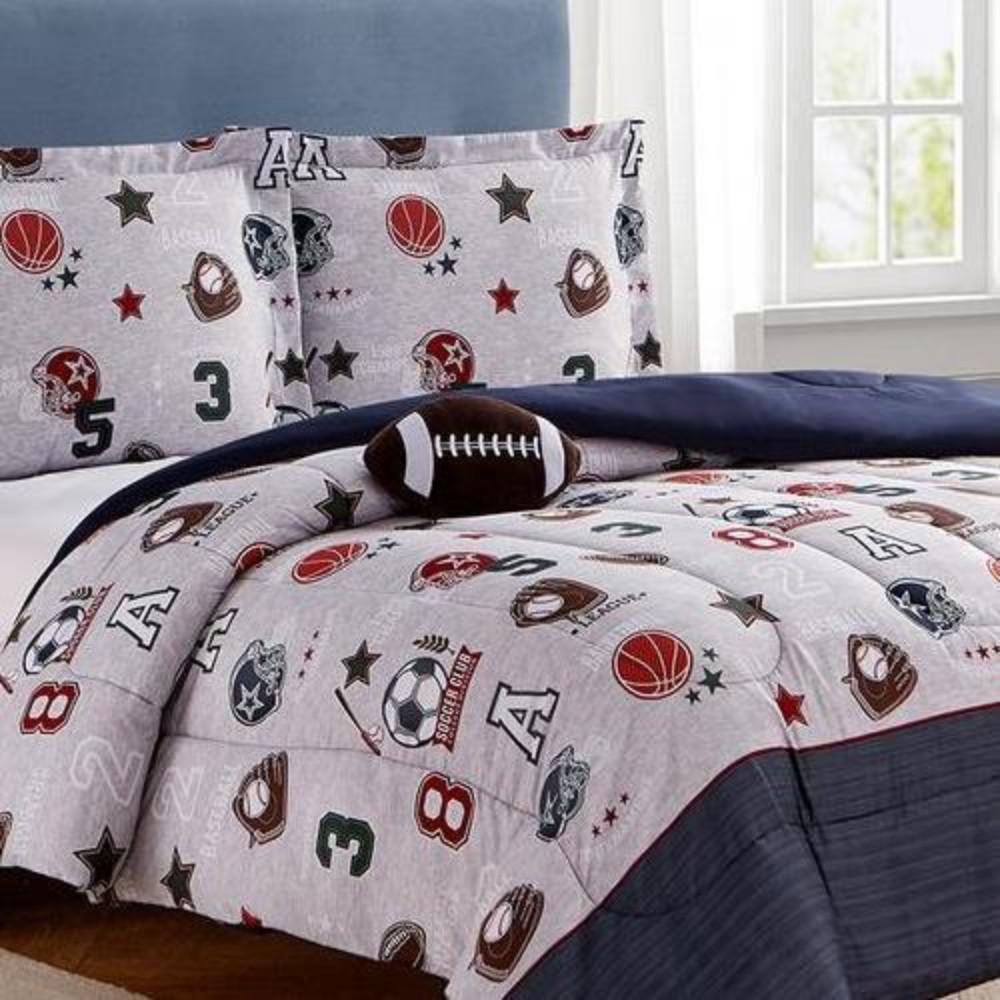 Tournament Sports 4 Piece Comforter Set Minidectou T The Home Depot