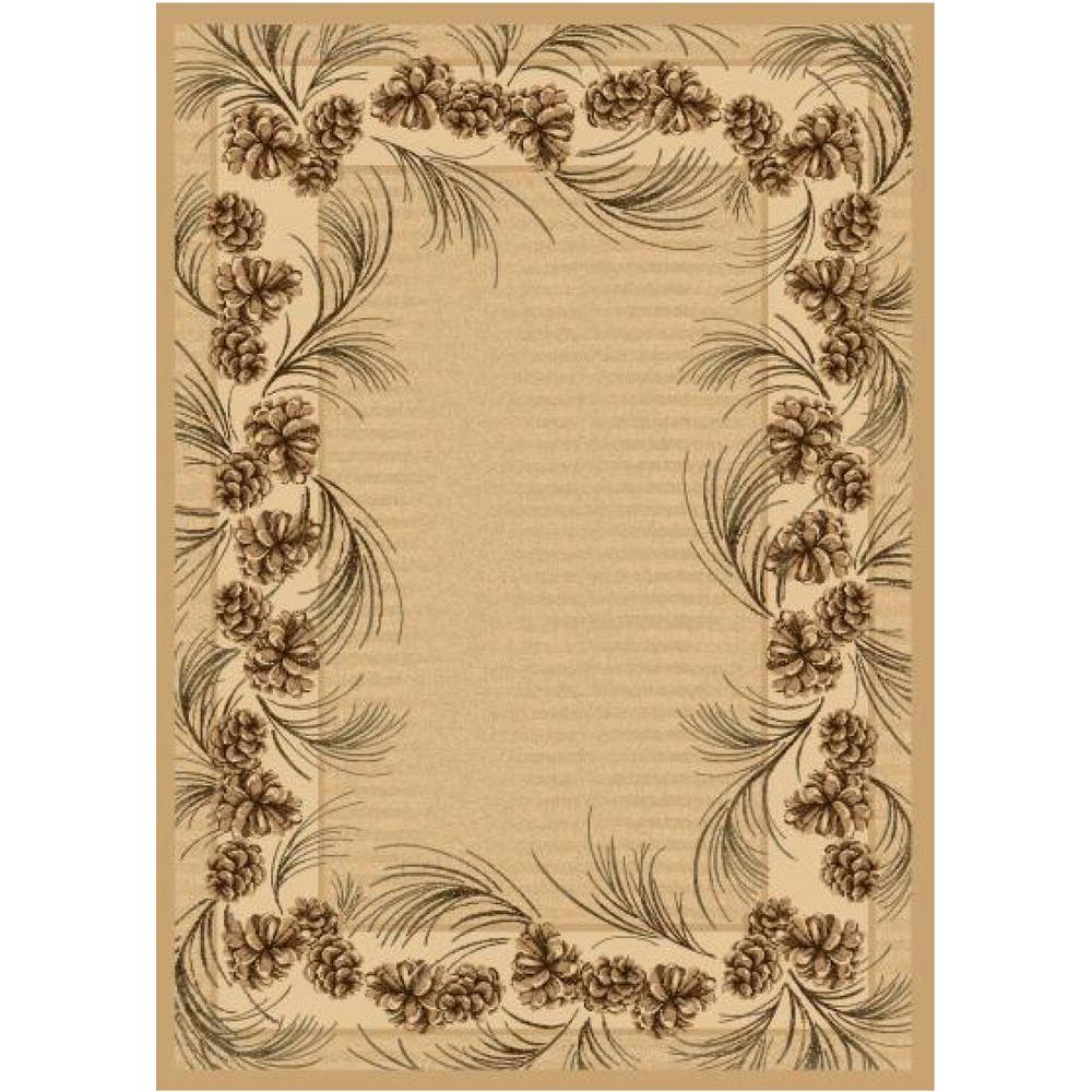 Balta US Whispering Pine Beige 5 Ft X 7 Ft Area Rug