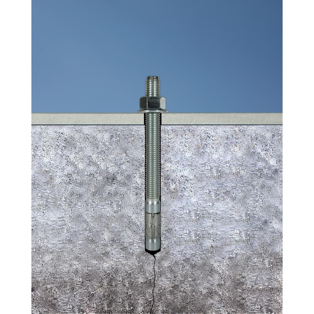 Simpson Strong-Tie STB2-37300R50 3//8/" x 3/" Strong-Bolt2 Wedge Anchor 50ct