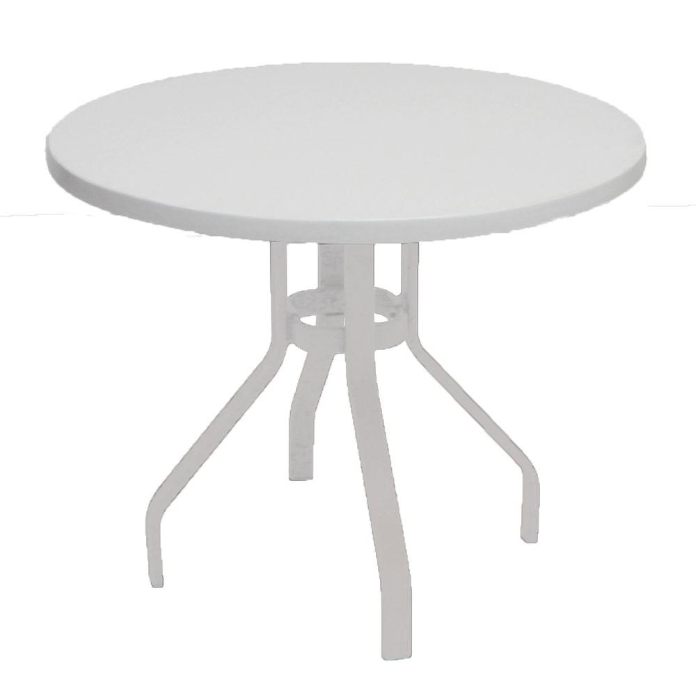 Fiberglass Patio Tables Patio Furniture The Home Depot