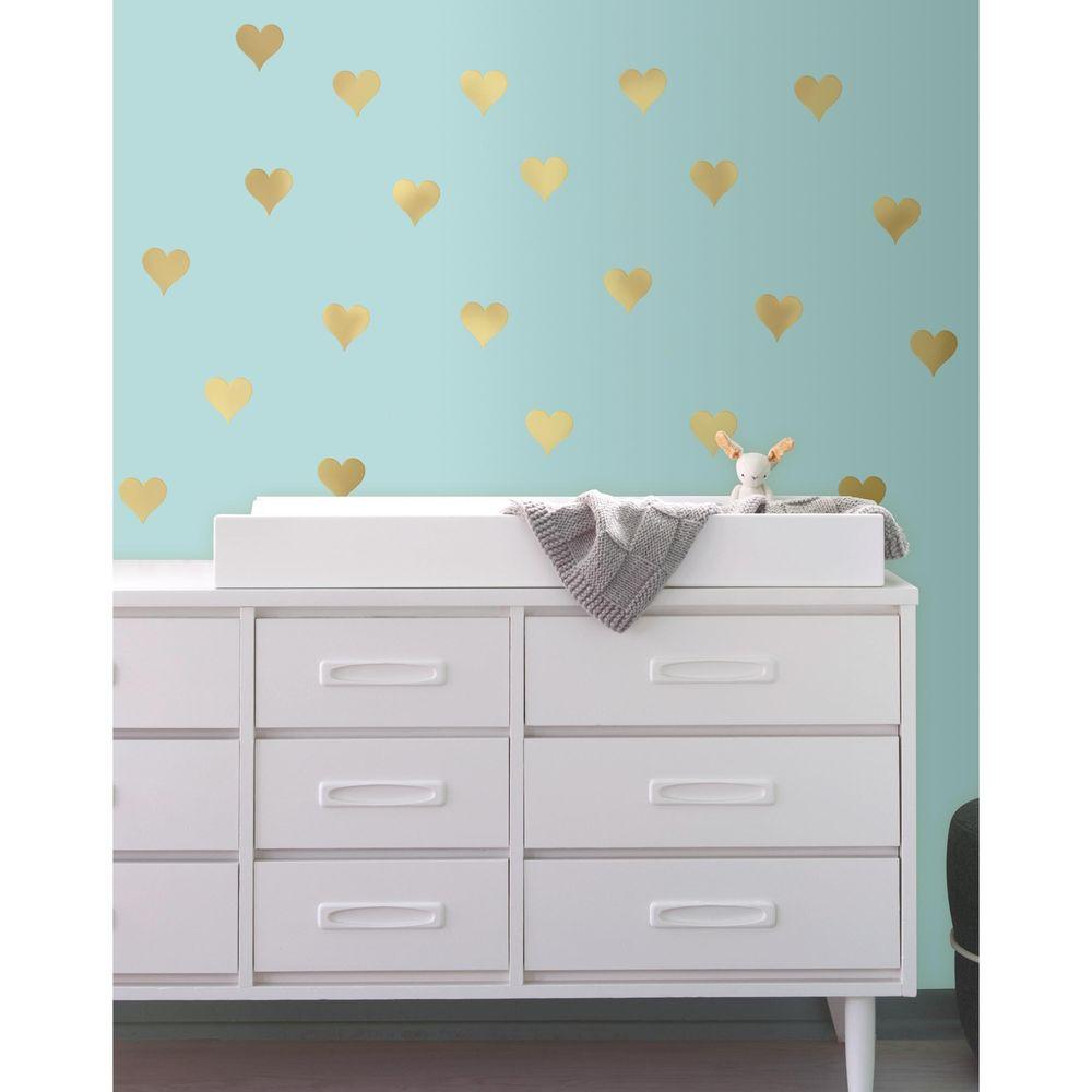 gold wall decals