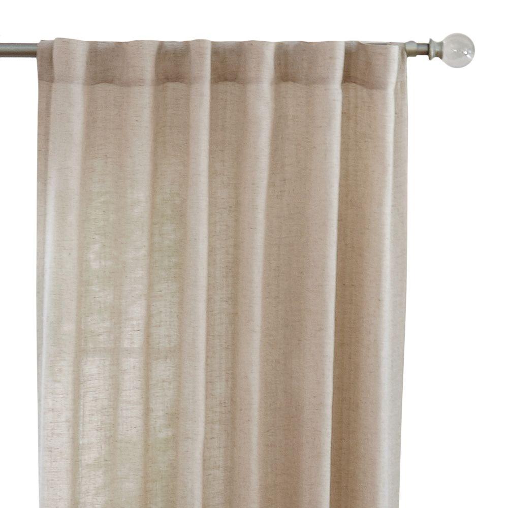 Home Decorators Collection Faux Linen Light Filtering Window Panel