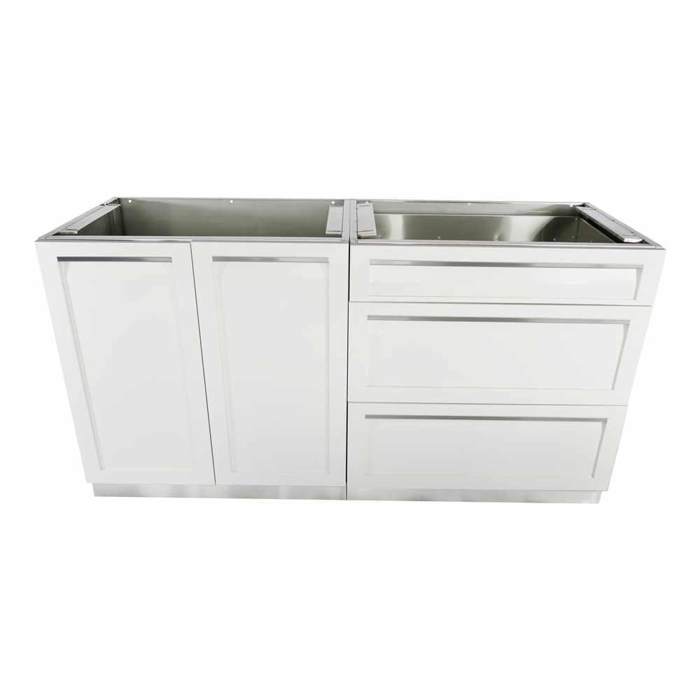 4 Life Outdoor Stainless Steel 2 Piece 64x35x22 5 In Outdoor