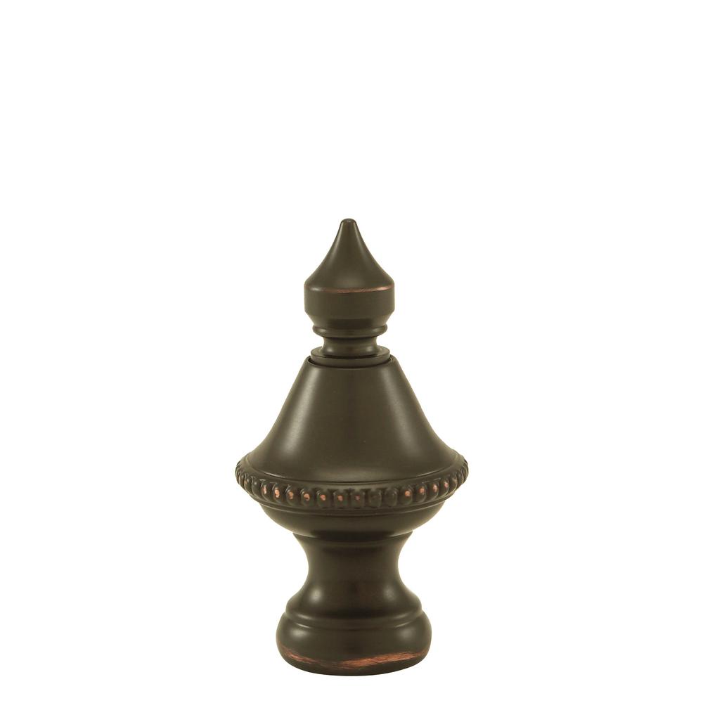 Mario Industries Beaded Lamp Finial Oil Rubbed Bronze B109b Mario Industries Beaded Lamp Finial Oil Rubbed Bronze
