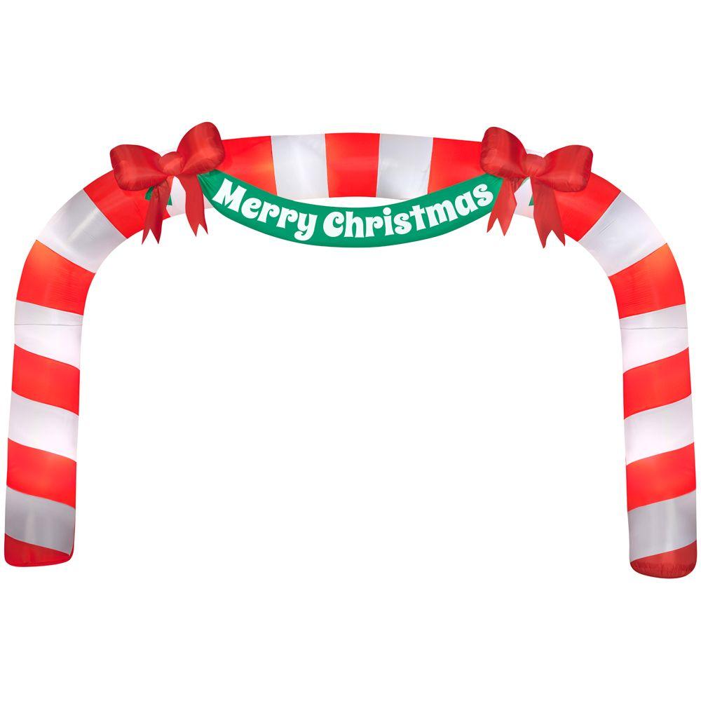 Stake Stand Included Home Accents Holiday Inflatables 276 38 In W X 39 37 D 179 92 H Lighted Inflatable