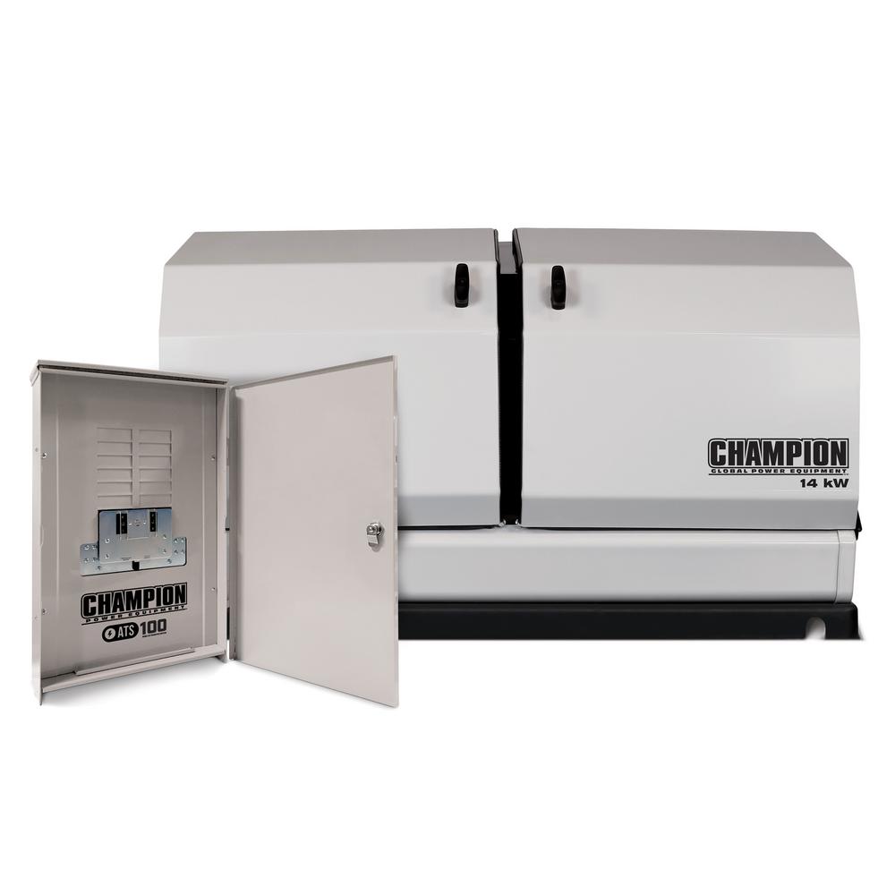 Champion Power Equipment 14,000-Watt Air Cooled Home Standby Generator with 99... by Champion Power Equipment