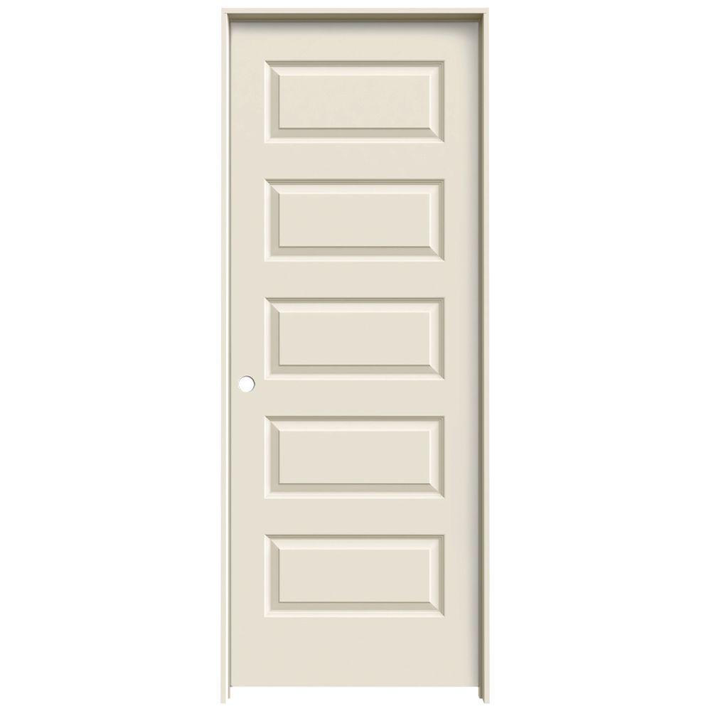 JELD-WEN 24 In. X 80 In. Colonist Primed Right-Hand Smooth Molded ...