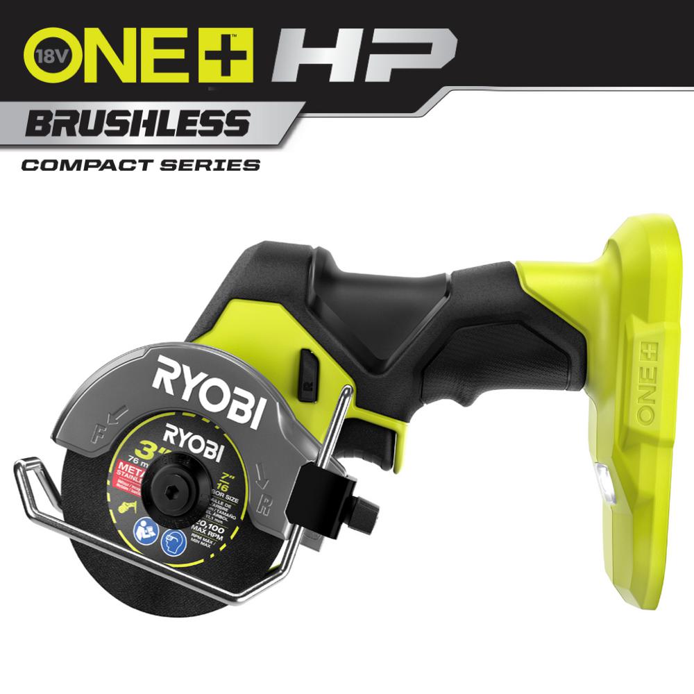 ryobi tool cut cordless compact 18v tools hp brushless cutting