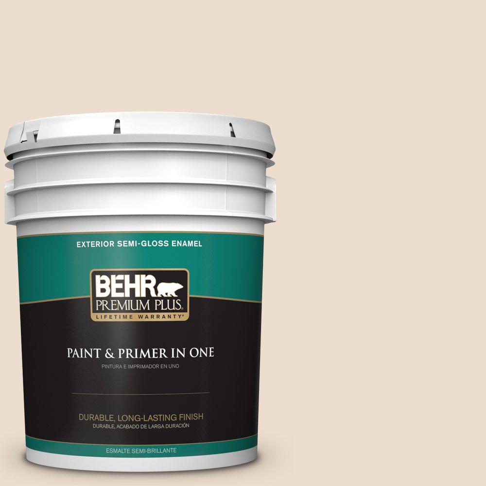 BEHR MARQUEE 5 gal. 290E1 Weathered Sandstone SemiGloss Enamel