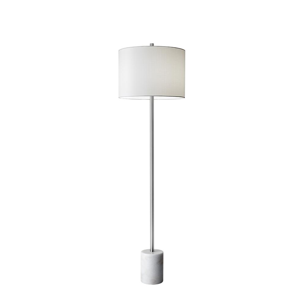 Adesso Blythe 62 In Steel Floor Lamp