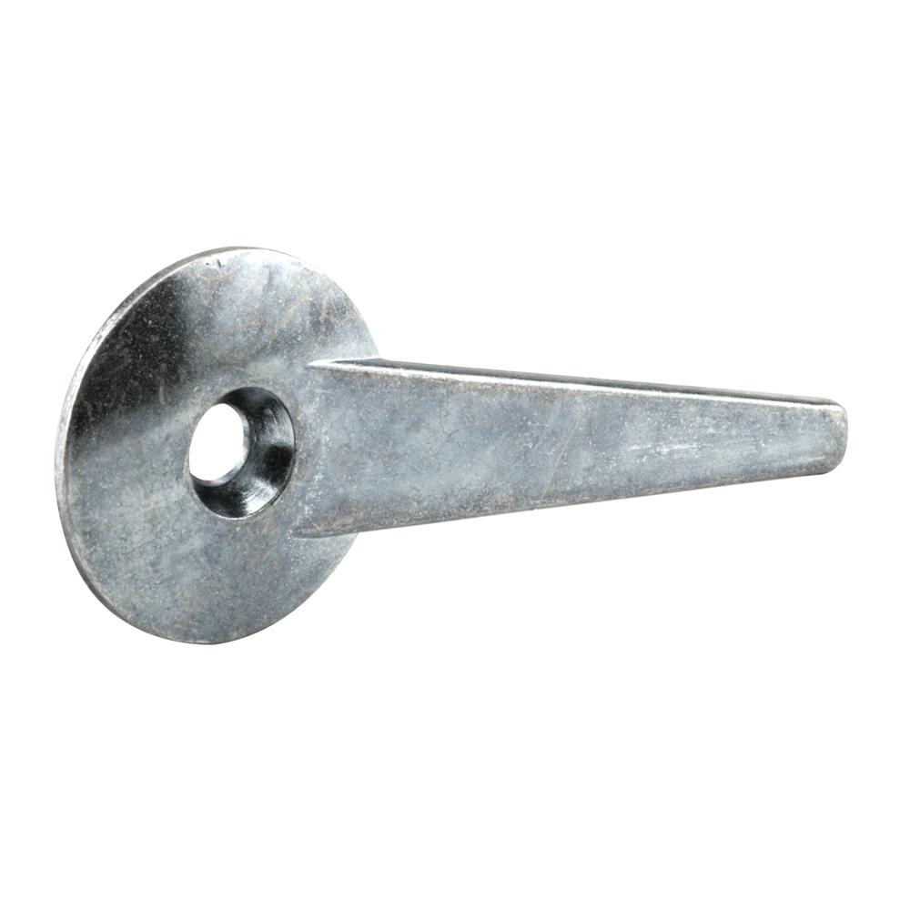 PrimeLine Screen Door Strike Plate, 1/4 in. with Shims, AluminumK