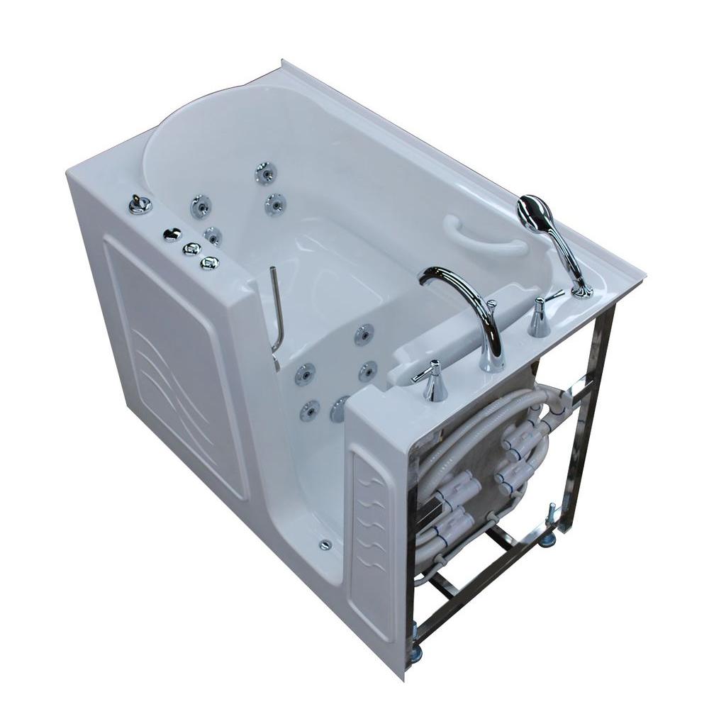 walk in bathtub kohler universal tubs nova heated 45 ft walkin whirlpool bathtub in white with chrome walk in bathtub kohler universal tubs nova heated 45 ft walkin whirlpool bathtub in white with chrome