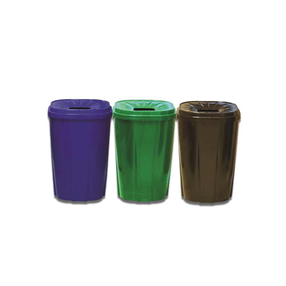 Recycling Bins Trash & Recycling The Home Depot